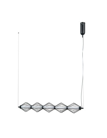 ITALUX Sevil Wisząca 5xLED 25W 3000K Czarny mat, chrom PND-34403-5-BK - produkt 2