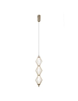 ITALUX Sevil Wisząca 3xLED 15W 3000K Złoty PND-34403-3V-HBR