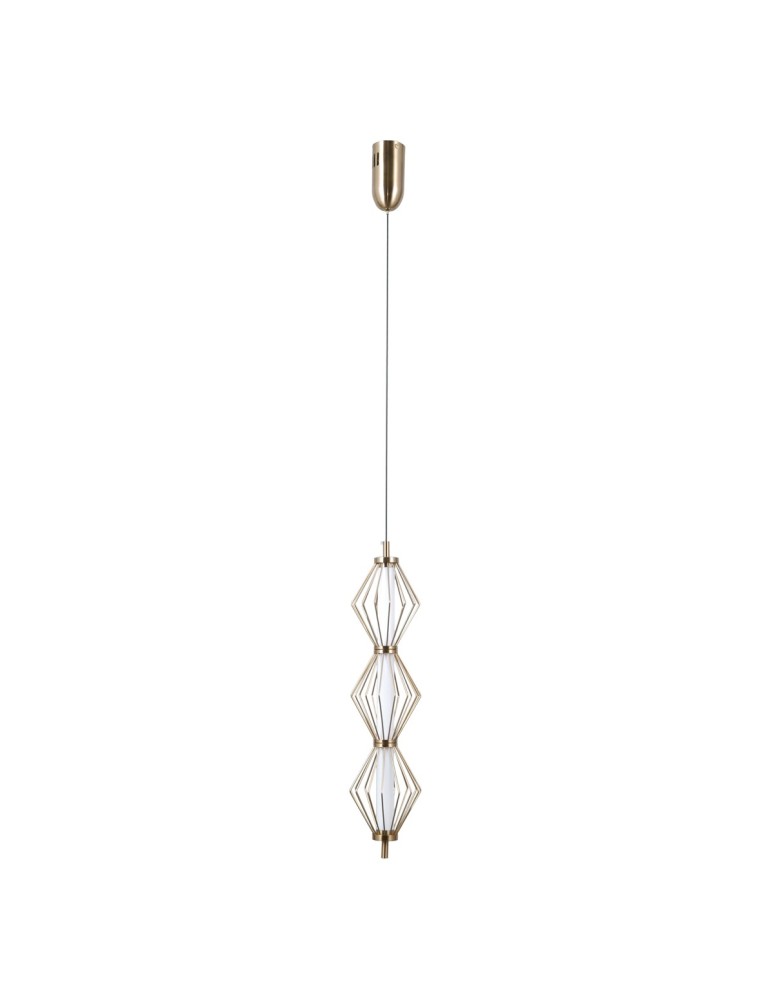 Single pendant lamps - ITALUX Sevil Pendant 3xLED 15W 3000K Gold PND-34403-3V-HBR - product kolory-swiatla.pl 2