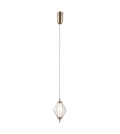 Single pendant lamps - ITALUX Sevil Pendant 1xLED 5W 3000K Gold PND-34403-1-HBR - product 2
