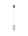 ITALUX Sevil Pendant 1xLED 5W 3000K Matte black, chrome PND-34403-1-BK