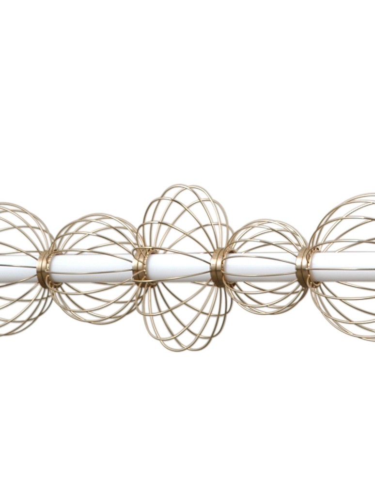 Pendant lamps over the island - ITALUX Rabel Pendant 5xLED 18W 3000K Gold PND-344221-5-HBR - product kolory-swiatla.pl 3