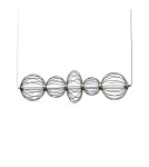 Pendant lamps over the island - ITALUX Rabel Pendant 5xLED 18W 3000K matte black PND-344221-5-BK - product 2