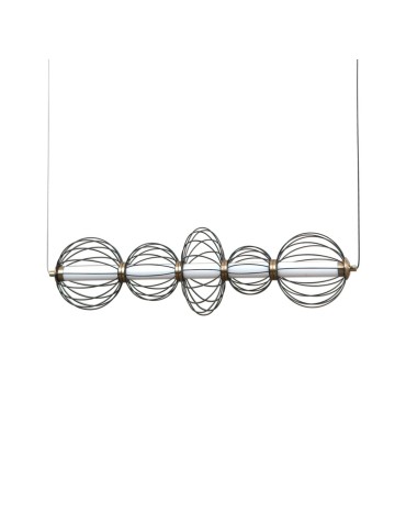 ITALUX Rabel Pendant 5xLED 18W 3000K matte black PND-344221-5-BK - product 2