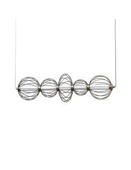 ITALUX Rabel Wisząca 5xLED 18W 3000K Czarny mat PND-344221-5-BK - produkt 2