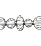 Pendant lamps over the island - ITALUX Rabel Pendant 5xLED 18W 3000K matte black PND-344221-5-BK - product 4