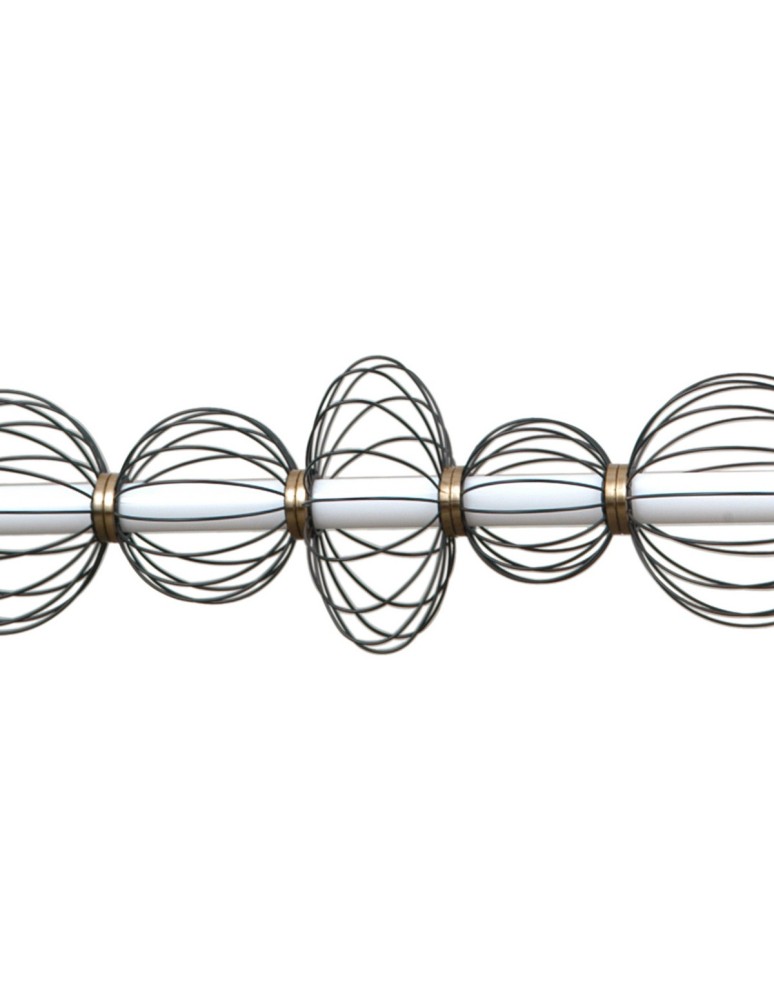 Pendant lamps over the island - ITALUX Rabel Pendant 5xLED 18W 3000K matte black PND-344221-5-BK - product kolory-swiatla.pl 4