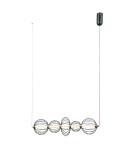 Pendant lamps over the island - ITALUX Rabel Pendant 5xLED 18W 3000K matte black PND-344221-5-BK - product 1