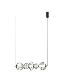 ITALUX Rabel Wisząca 5xLED 18W 3000K Czarny mat PND-344221-5-BK