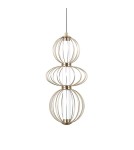 Single pendant lamps - ITALUX Rabel Pendant 3xLED 10W 3000K Gold PND-344221-3V-HBR - product 2