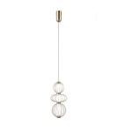 Single pendant lamps - ITALUX Rabel Pendant 3xLED 10W 3000K Gold PND-344221-3V-HBR - product 3