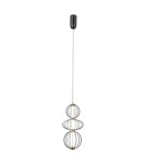 Single pendant lamps - ITALUX Rabel Pendant 3xLED 10W 3000K matte black PND-344221-3V-BK - product 1
