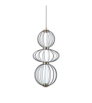 Single pendant lamps - ITALUX Rabel Pendant 3xLED 10W 3000K matte black PND-344221-3V-BK - product 2