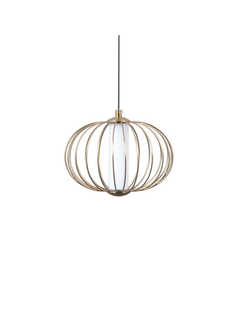 Single pendant lamps - ITALUX Rabel Pendant 1xLED 5W 3000K Gold PND-344221-1-HBR - product kolory-swiatla.pl 2