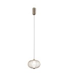 Single pendant lamps - ITALUX Rabel Pendant 1xLED 5W 3000K Gold PND-344221-1-HBR - product 1