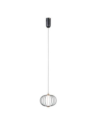ITALUX Rabel Pendant 1xLED 5W 3000K matte black PND-344221-1-BK