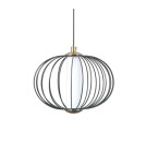 Single pendant lamps - ITALUX Rabel Pendant 1xLED 5W 3000K matte black PND-344221-1-BK - product 2