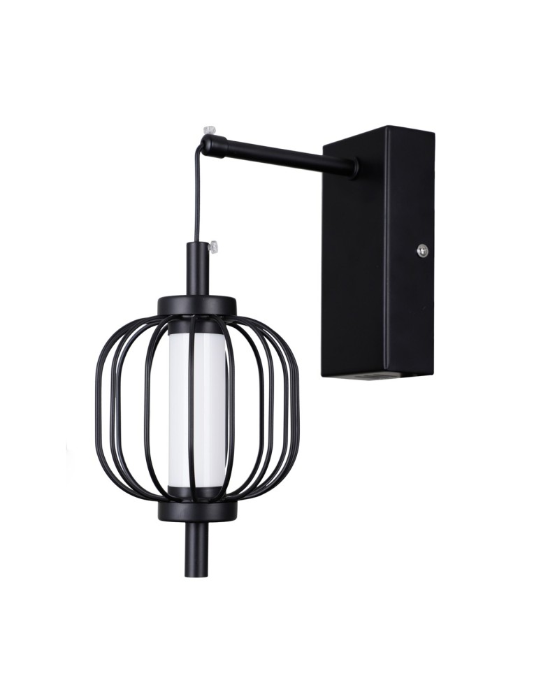 Wall lamps - ITALUX Pedro wall lamp 1xLED 4W 3000K matte black, chrome WL-34405-1-BK - product kolory-swiatla.pl 2