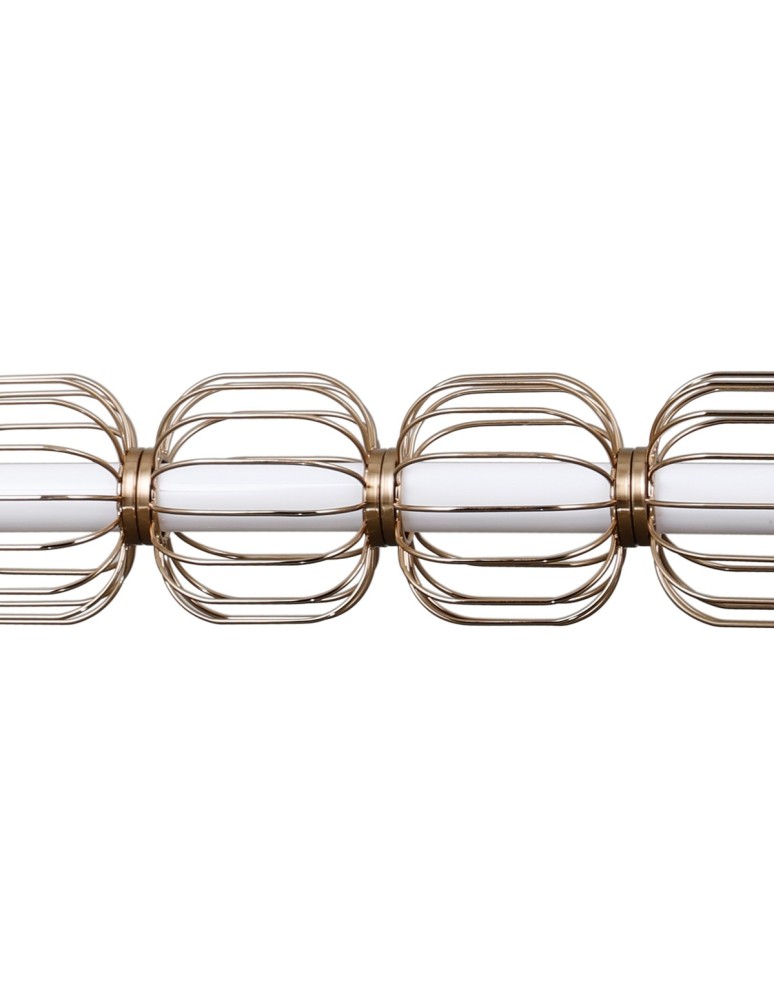 Pendant lamps over the island - ITALUX Pedro Pendant 5xLED 20W 3000K Gold PND-34405-5-HBR - product kolory-swiatla.pl 4