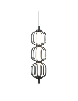 ITALUX Pedro Pendant 3xLED 12W 3000K matte black, chrome PND-34405-3V-BK - product 2