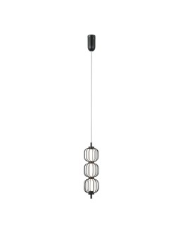 ITALUX Pedro Pendant 3xLED 12W 3000K matte black, chrome PND-34405-3V-BK