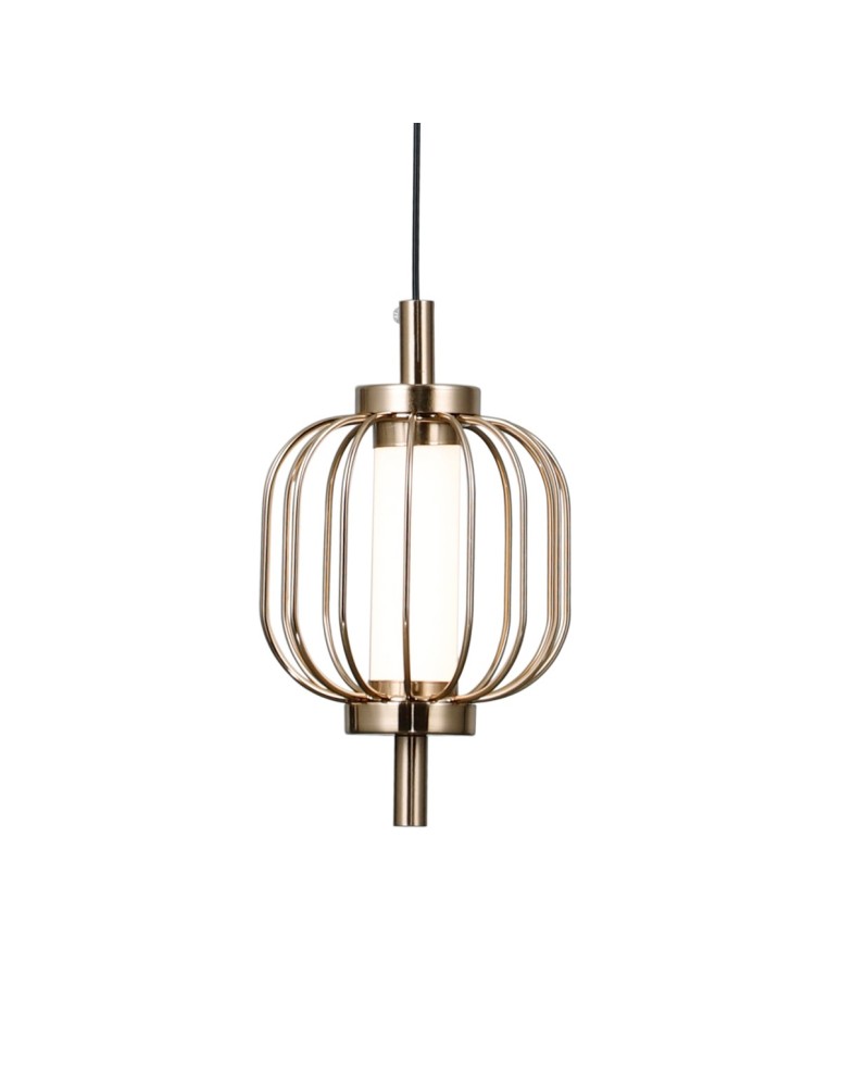 Single pendant lamps - ITALUX Pedro Pendant 1xLED 4W 3000K Gold PND-34405-1-HBR - product kolory-swiatla.pl 2