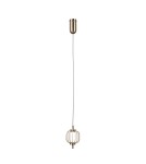 Single pendant lamps - ITALUX Pedro Pendant 1xLED 4W 3000K Gold PND-34405-1-HBR - product 1