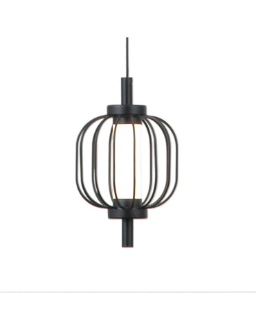 ITALUX Pedro Wisząca 1xLED 4W 3000K Czarny mat, chrom PND-34405-1-BK - produkt 2