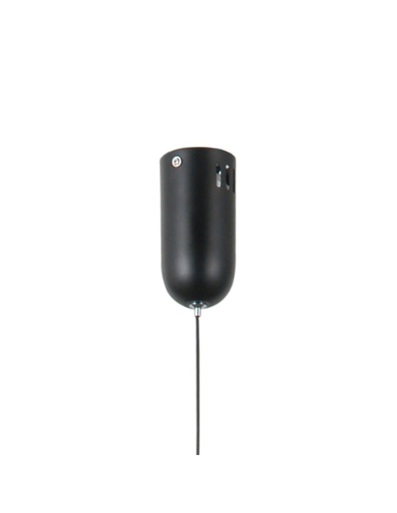 Single pendant lamps - ITALUX Pedro Pendant 1xLED 4W 3000K Matte black, chrome PND-34405-1-BK - product kolory-swiatla.pl 3