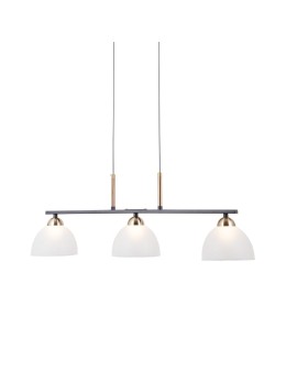 ITALUX Montiela Wisząca 3xLED 15W 3000K Czarny mat, złoty PND-34374-3-BK