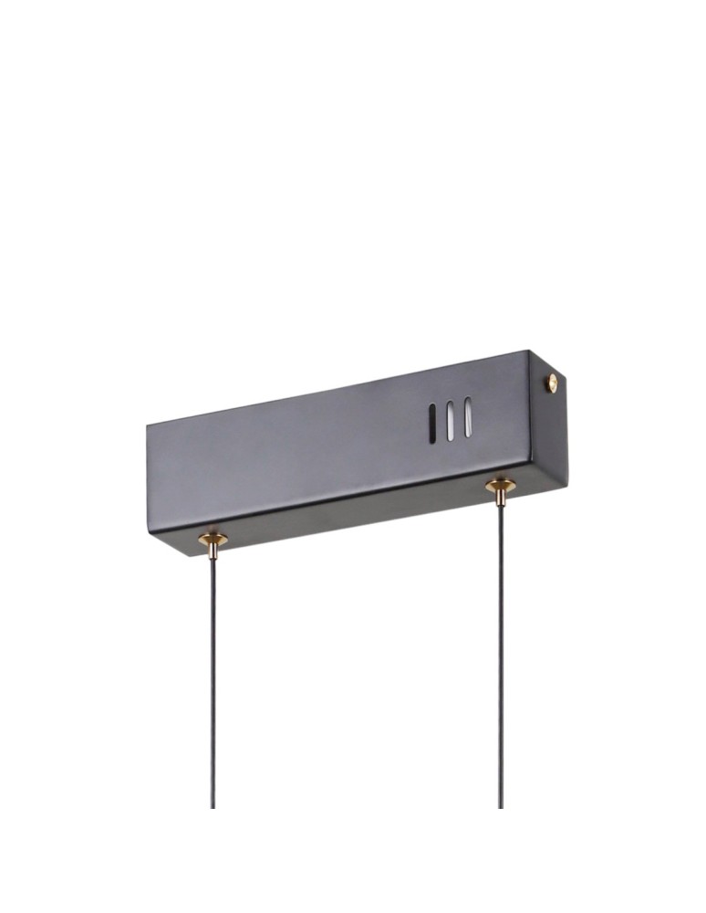 Pendant lamps over the island - ITALUX Montiela Pendant 3xLED 15W 3000K matte black, gold PND-34374-3-BK - product kolory-swiatla.pl 4