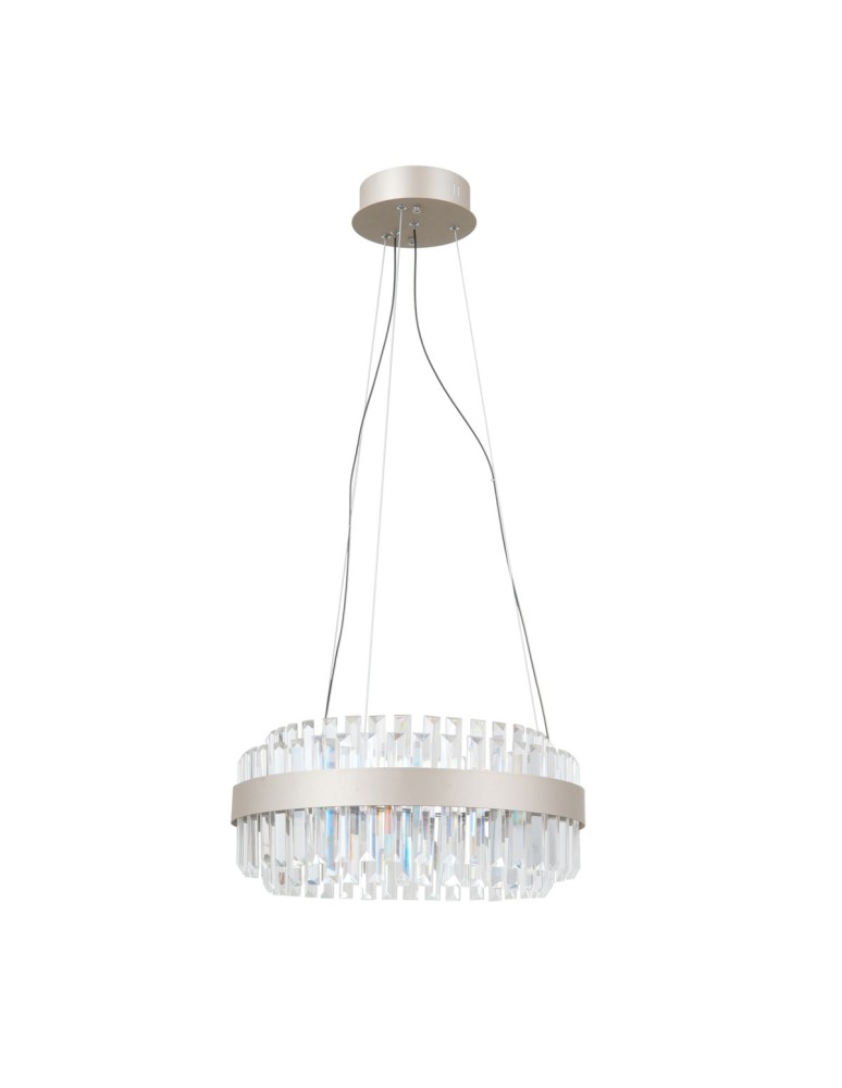 Glamour pendant lamps - ITALUX Horna Pendant 1xLED 36W 3000K Champagne PND-34386-1-CH-CL - product kolory-swiatla.pl 4
