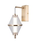 ITALUX Fuente ścienna 1xLED 5W 3000K Złoty WL-34395-1-HBR