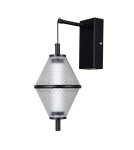 Wall lamps - ITALUX Fuente wall lamp 1xLED 5W 3000K matte black, chrome WL-34395-1-BK - product 2