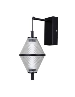 ITALUX Fuente ścienna 1xLED 5W 3000K Czarny mat, chrom WL-34395-1-BK - produkt 2
