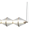 ITALUX Fuente Wisząca 5xLED 25W 3000K Złoty PND-34395-5-HBR