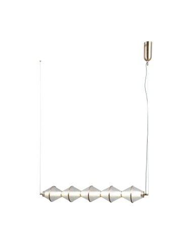 ITALUX Fuente Pendant 5xLED 25W 3000K Gold PND-34395-5-HBR