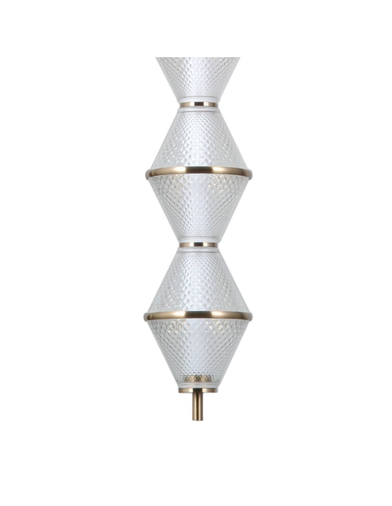 Single pendant lamps - ITALUX Fuente Pendant 3xLED 15W 3000K Gold PND-34395-3V-HBR - product kolory-swiatla.pl 2