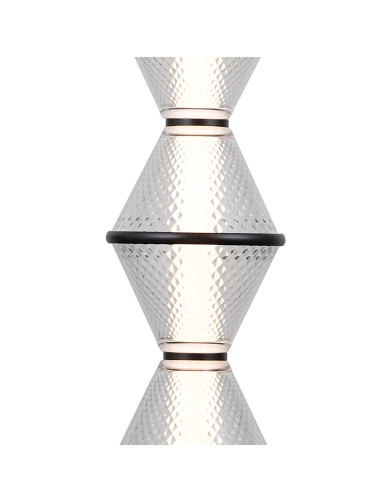 Single pendant lamps - ITALUX Fuente Pendant 3xLED 15W 3000K matte black PND-34395-3V-BK - product kolory-swiatla.pl 2