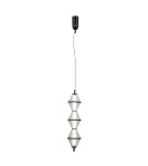 Single pendant lamps - ITALUX Fuente Pendant 3xLED 15W 3000K matte black PND-34395-3V-BK - product 1