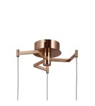 Triple pendant lamps - ITALUX Fuente Pendant 3xLED 15W 3000K Gold PND-34395-3-HBR - product 2