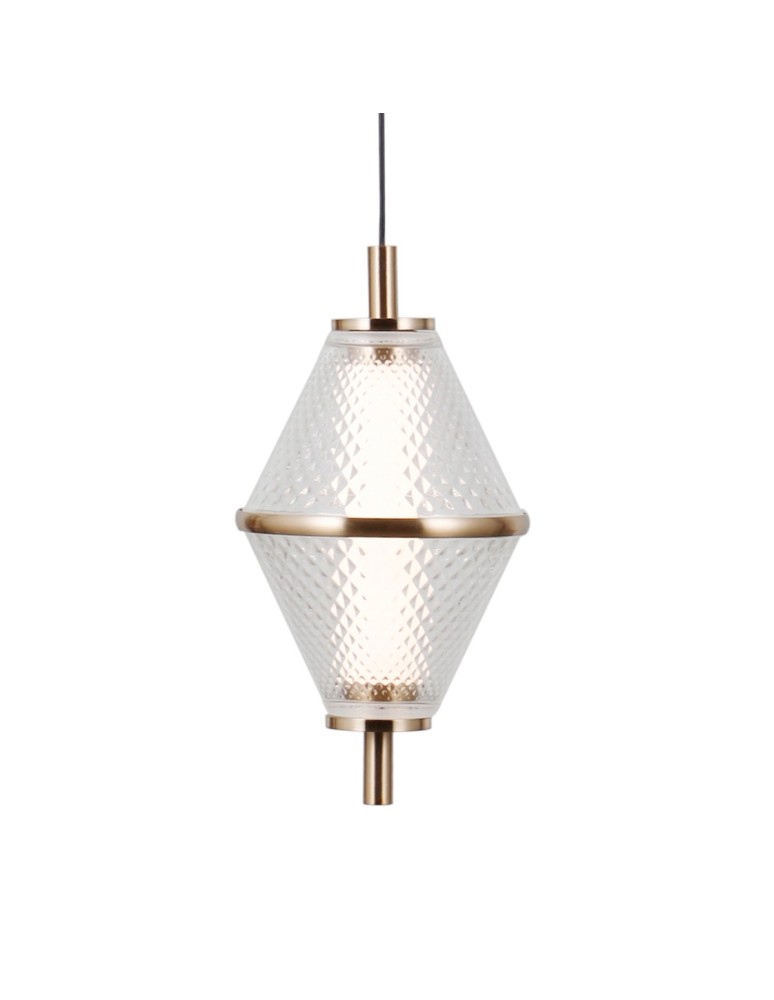 ITALUX Fuente Wisząca 3xLED 15W 3000K Złoty PND-34395-3-HBR