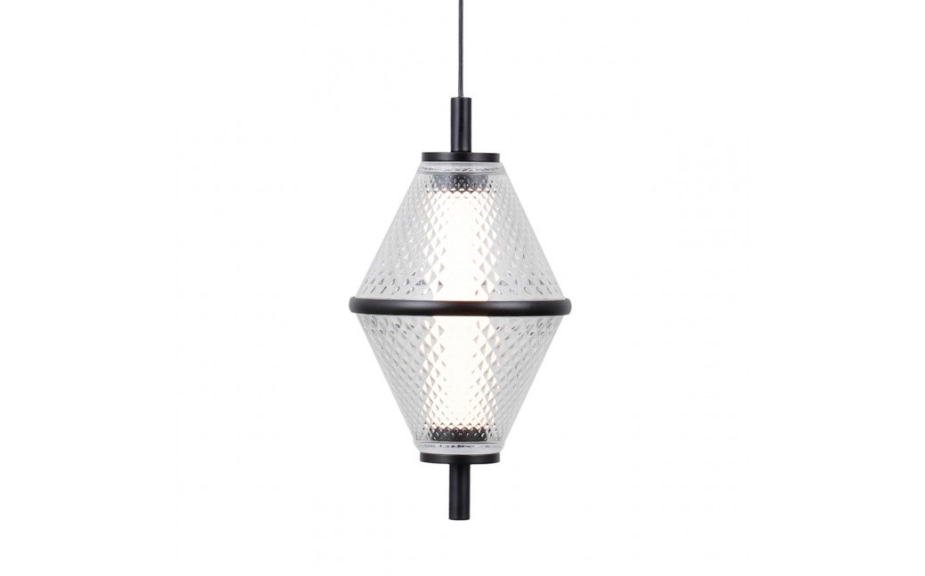ITALUX Fuente Wisząca 3xLED 15W 3000K Czarny mat, chrom PND-34395-3-BK