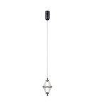 Single pendant lamps - ITALUX Fuente Pendant 1xLED 5W 3000K Matte black, gold PND-34395-1-BK - product 1