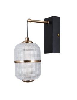 ITALUX Alani wall lamp 1xLED 6W 3000K matte black, gold WL-34375-1-BK - product 2