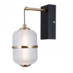 ITALUX Alani ścienna 1xLED 6W 3000K Czarny mat, złoty WL-34375-1-BK