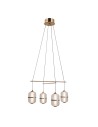 ITALUX Alani Wisząca 4xLED 24W 3000K Złoty PND-34375-4-HBR