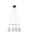 ITALUX Alani Pendant 4xLED 24W 3000K Matte black, gold PND-34375-4-BK