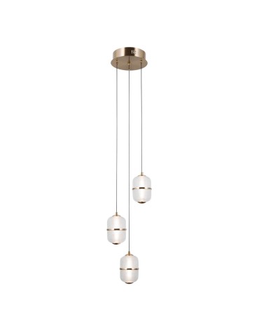 ITALUX Alani Pendant 3xLED 15W 3000K Gold PND-34375-3-HBR
