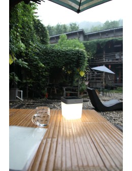 Lutec TABLE CUBE Zewnętrzna LED Srebrnoszary 6908001337 - produkt 2